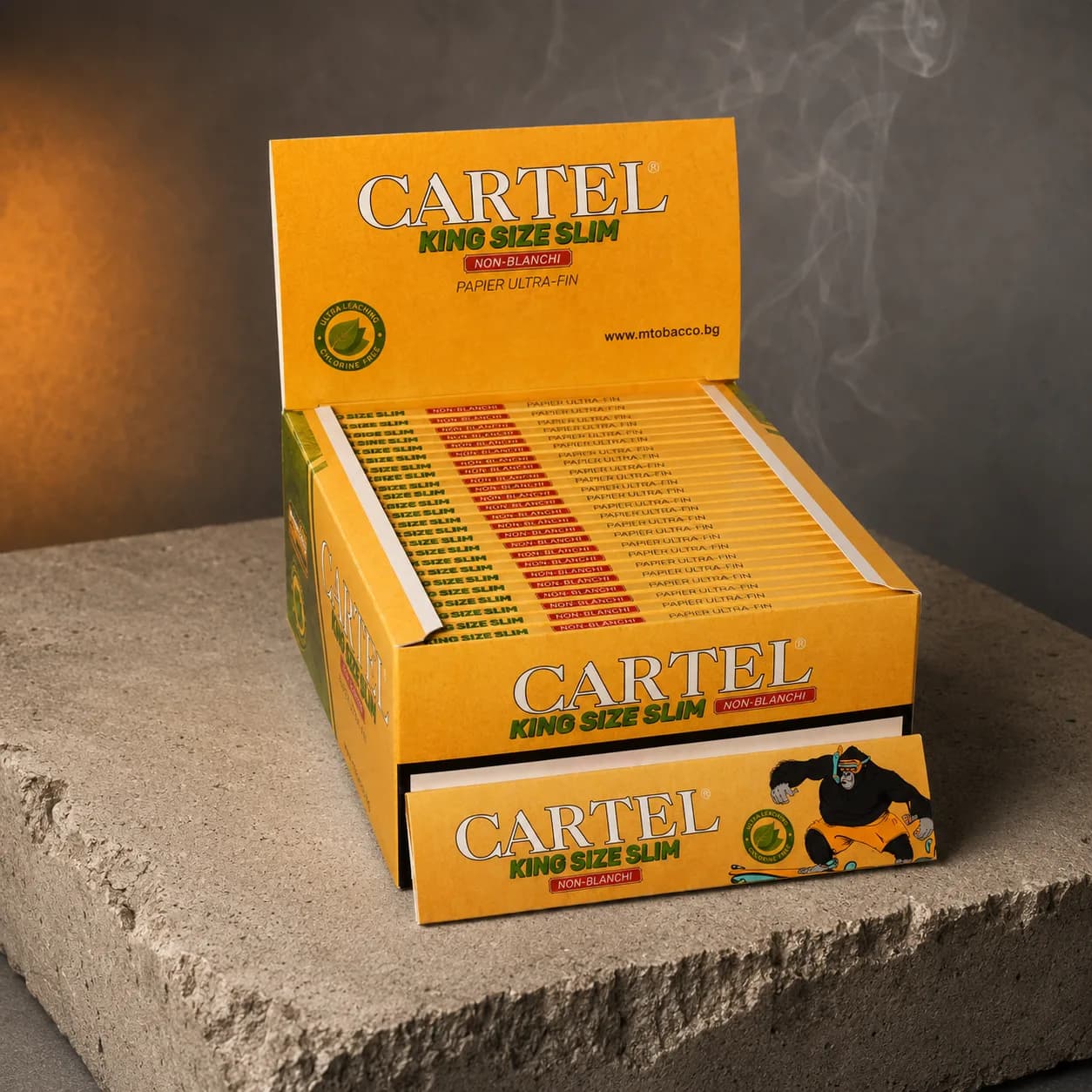 Cartel King Size Slim Non-Blanchi